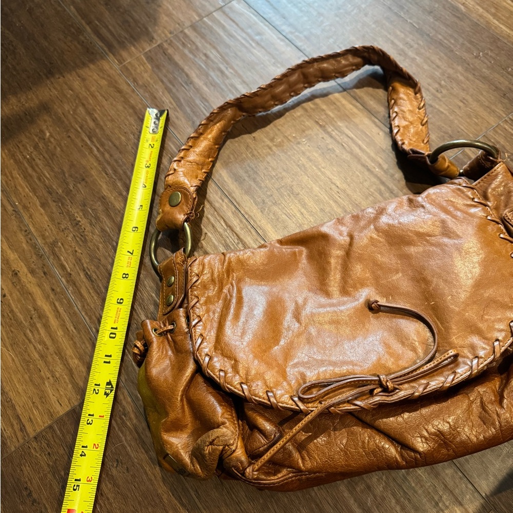 Kooba Tan Leather Shoulder Bag